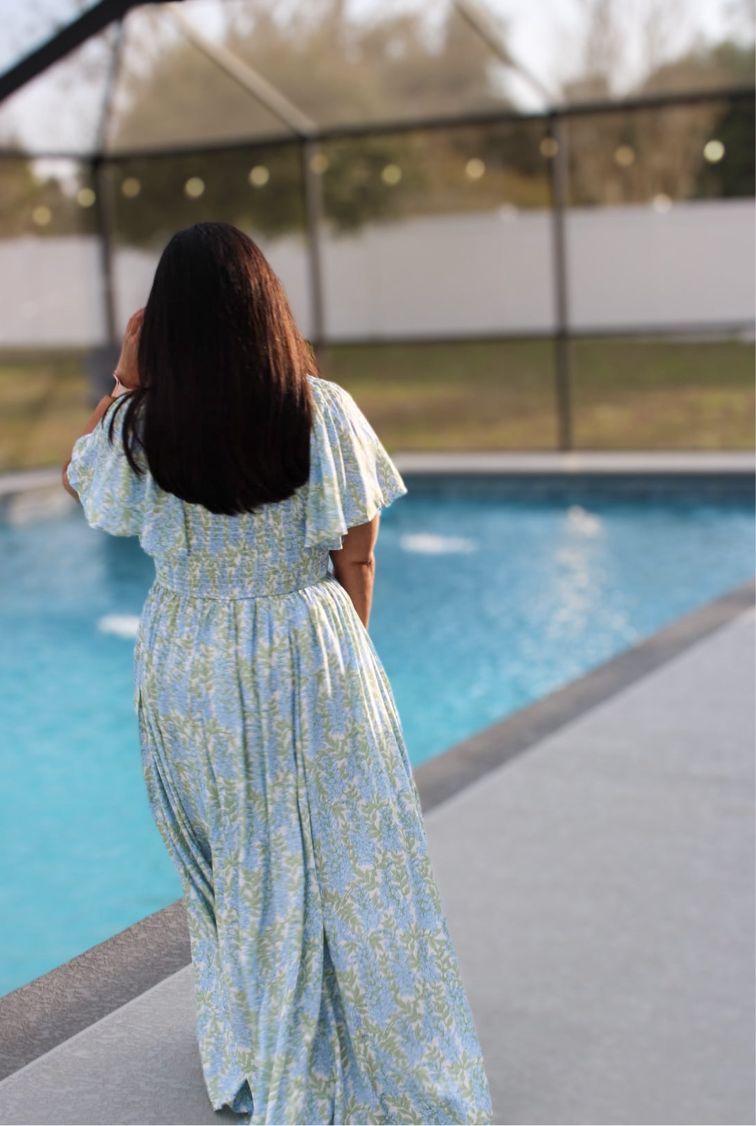 Nixie V-Neck Midi Dress
