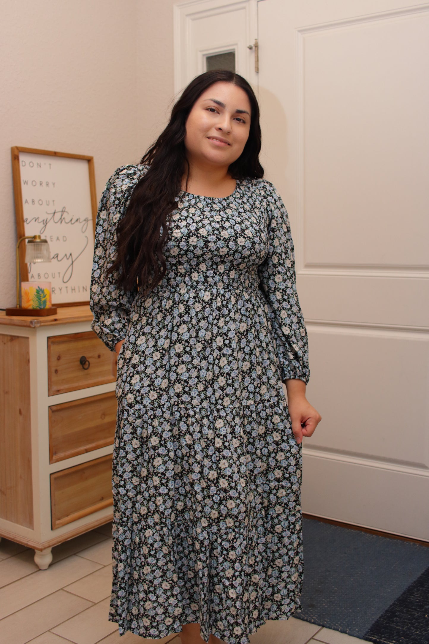 *Restock - Sept. 27th* - Hannah Smocked Midi Dress