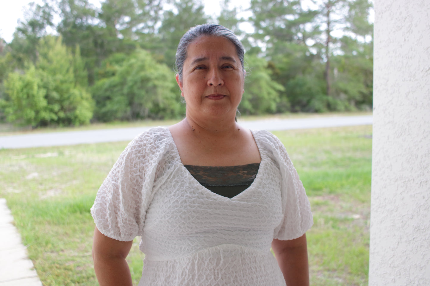 Ruth White Maxi Dress