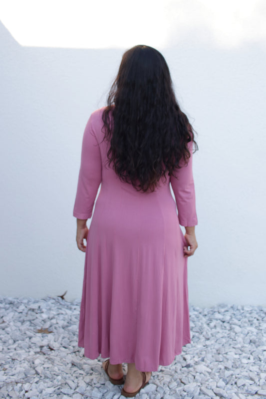 Diana Rose A-line Midi Dress