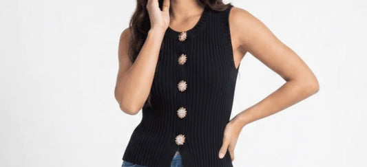 Sarai Black Vest