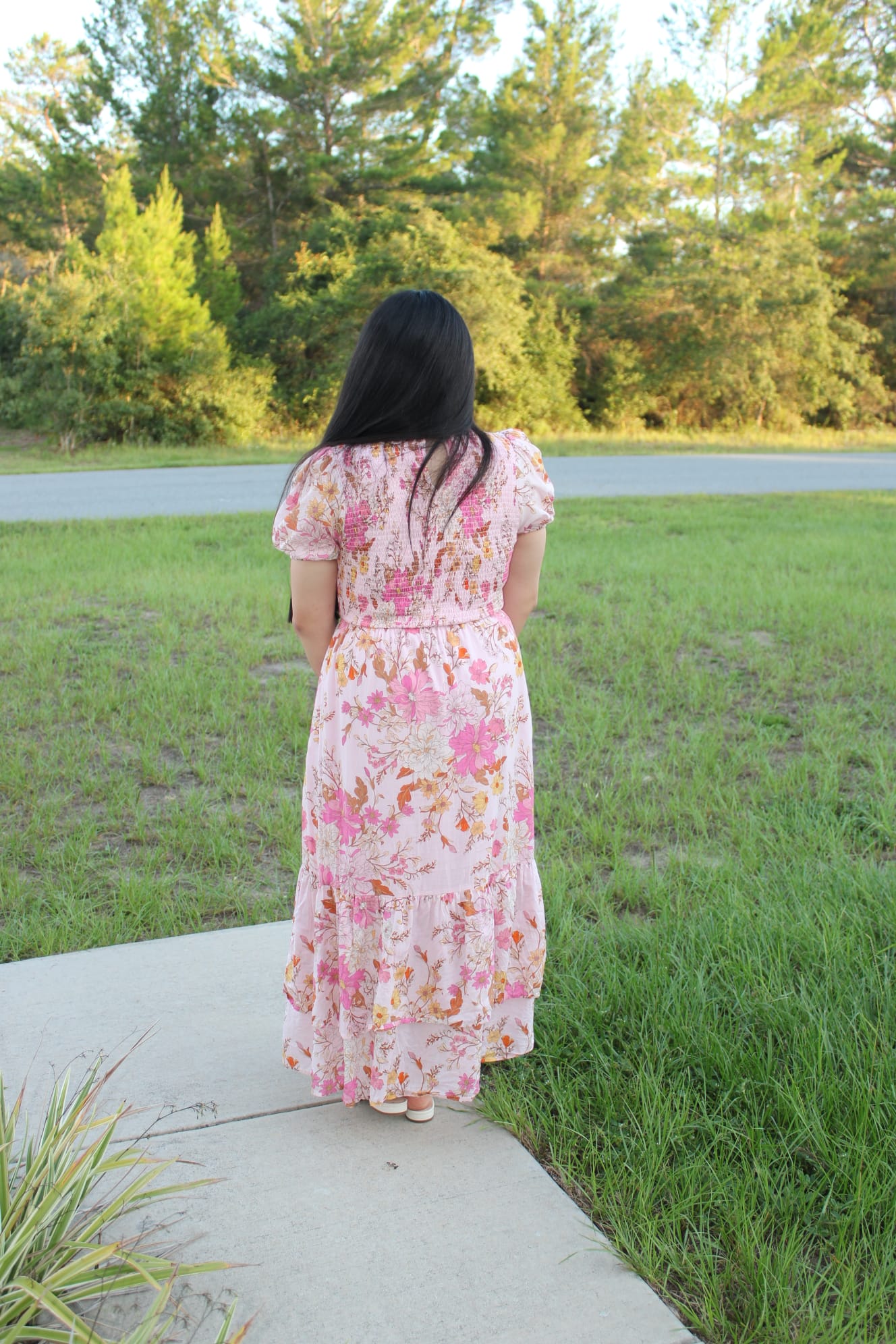 Karen Smocked Midi Dress