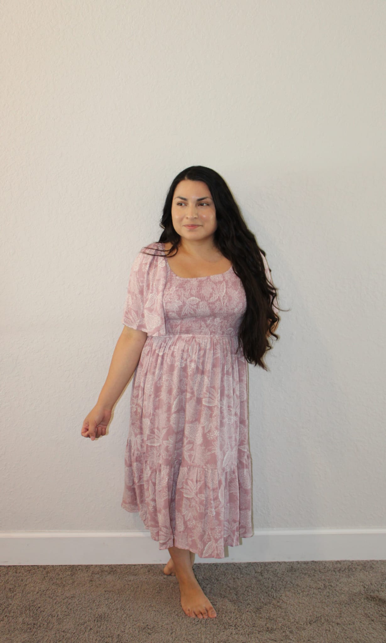 Naomi Smocked Dress