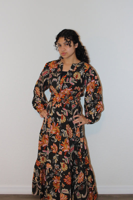 Ruth V-Neck Midi Dress