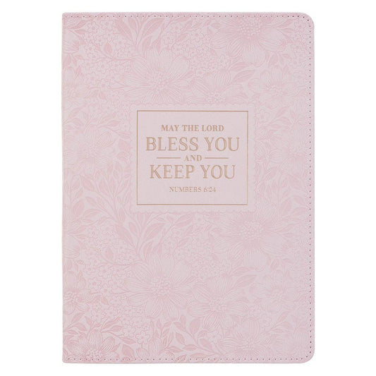 Journal Classic Pink Bless You And Keep You Num. 6:24