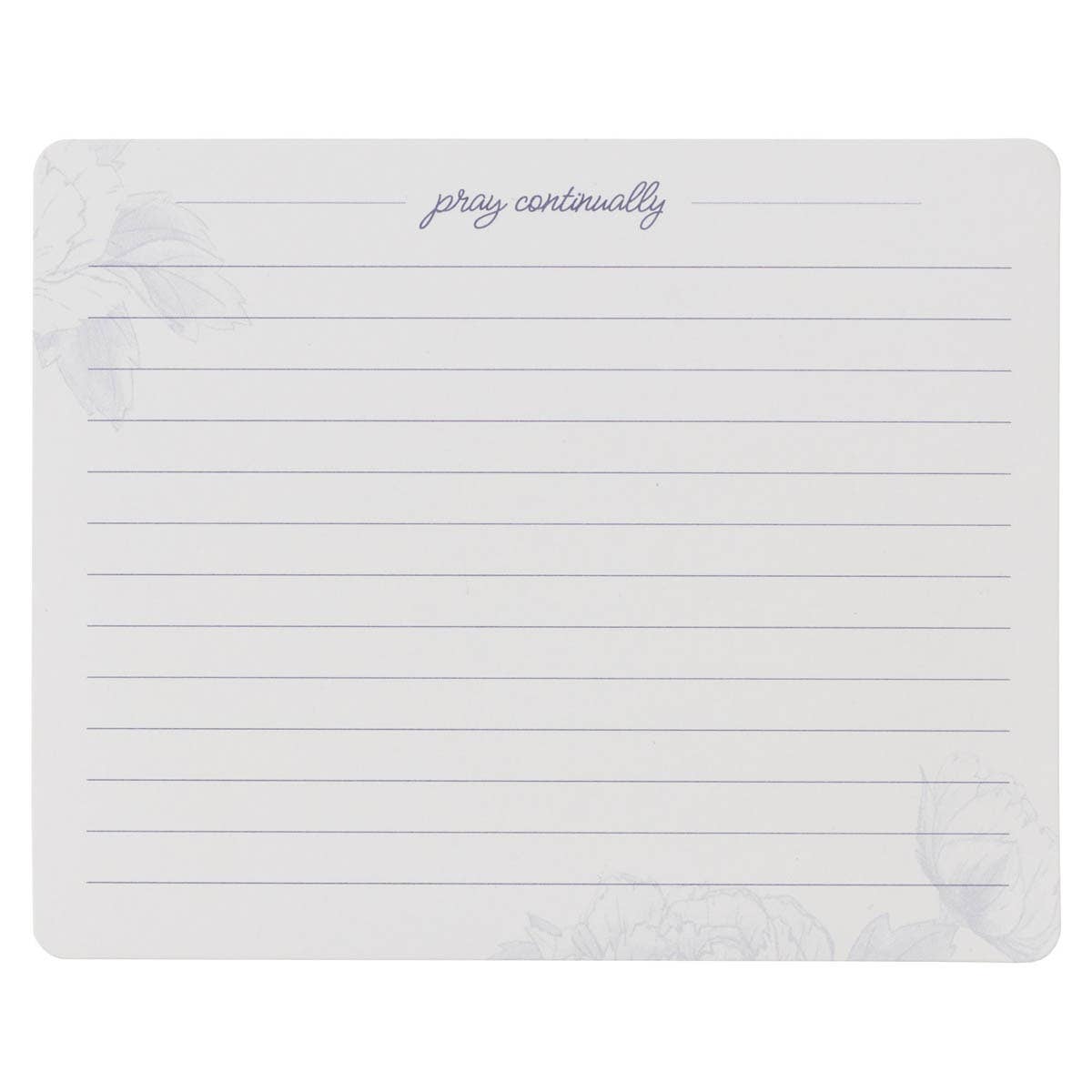 Cards In Tin Blue Floral My Prayers Hebrews 10:23