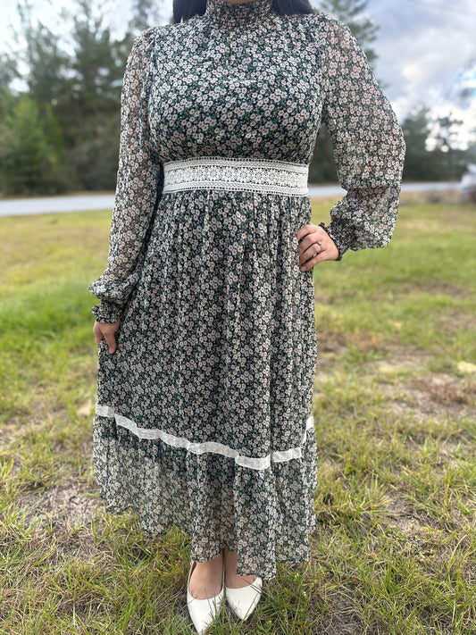 Grace in Bloom Midi Dress