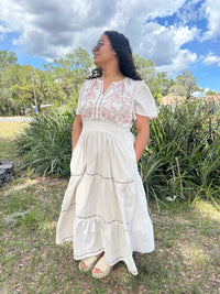 Abigail V-Neck Maxi Dress