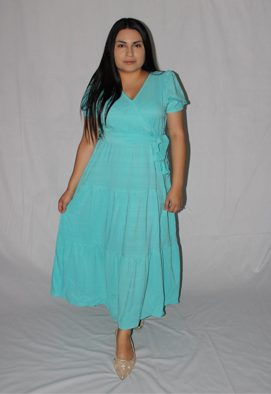 Beatrice Surplice Neck Dress