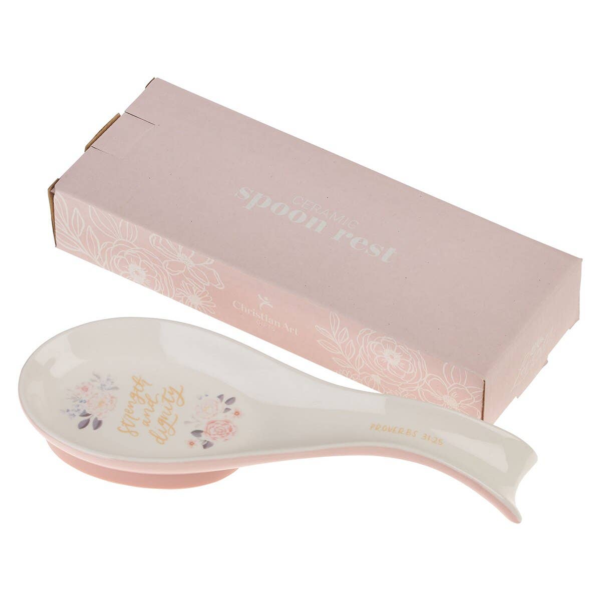 Spoon Rest Strength & Dignity Prov. 31:25