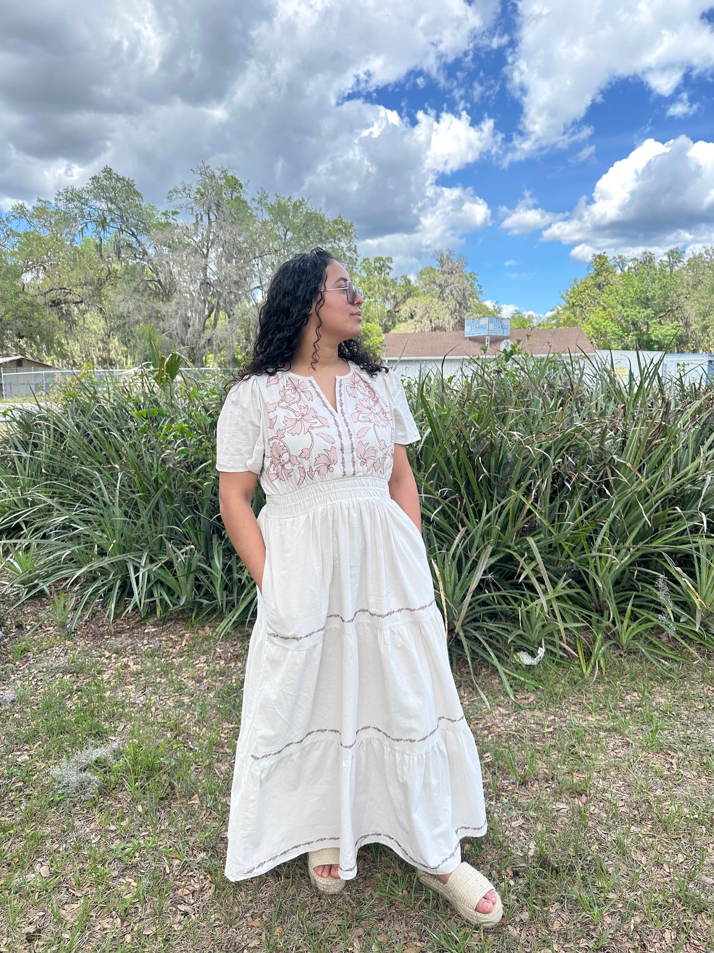 Abigail V-Neck Maxi Dress