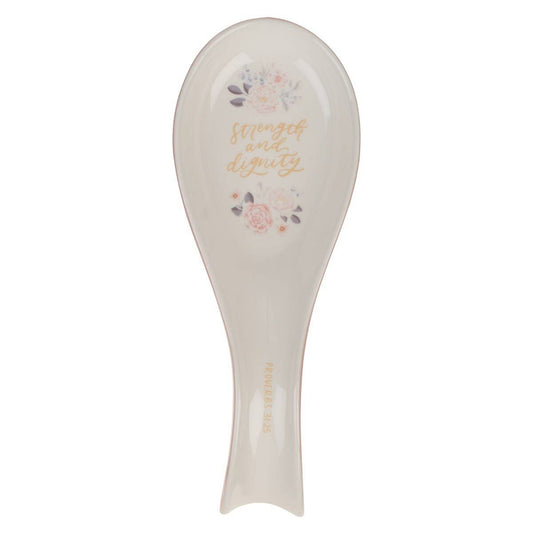 Spoon Rest Strength & Dignity Prov. 31:25