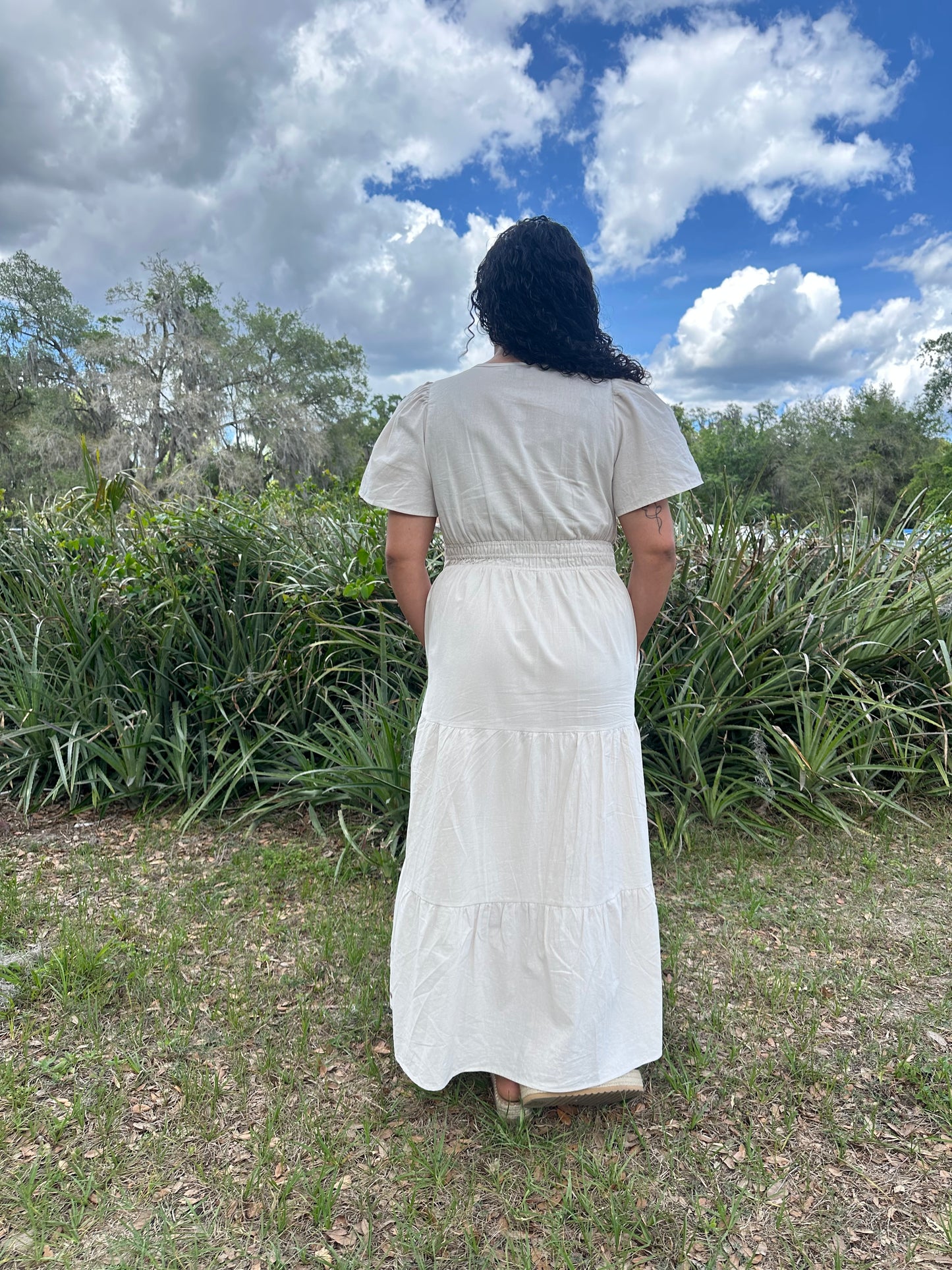 Abigail V-Neck Maxi Dress
