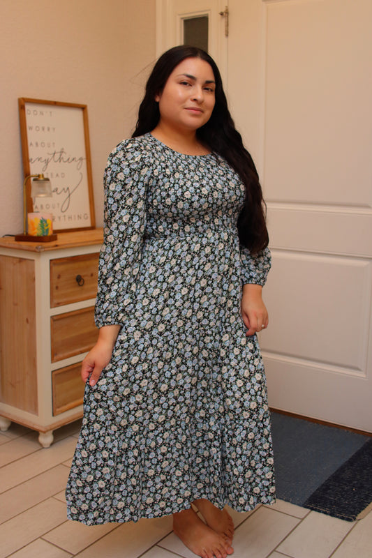 *Restock - Sept. 27th* - Hannah Smocked Midi Dress