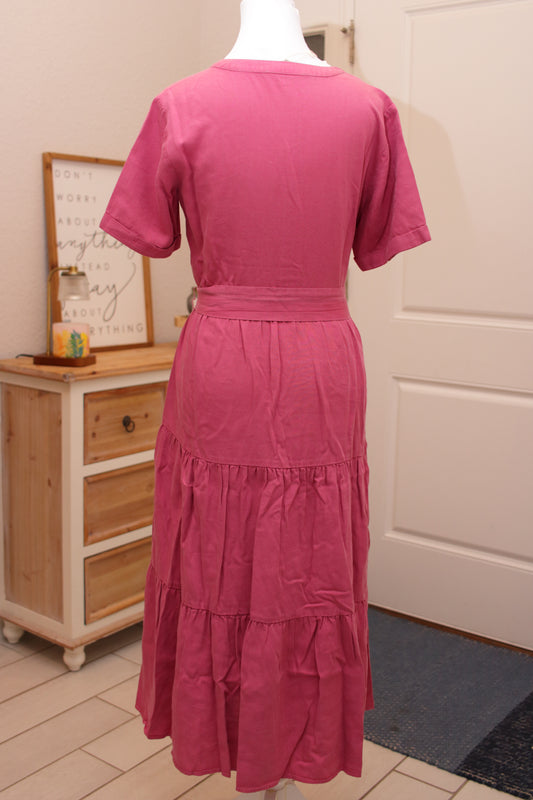 Angela Tiered Midi Dress