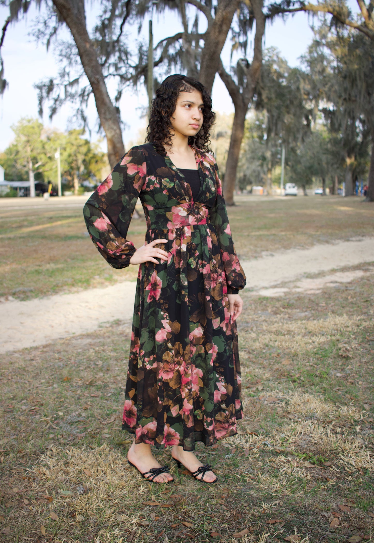 Gentle Garden Maxi Dress