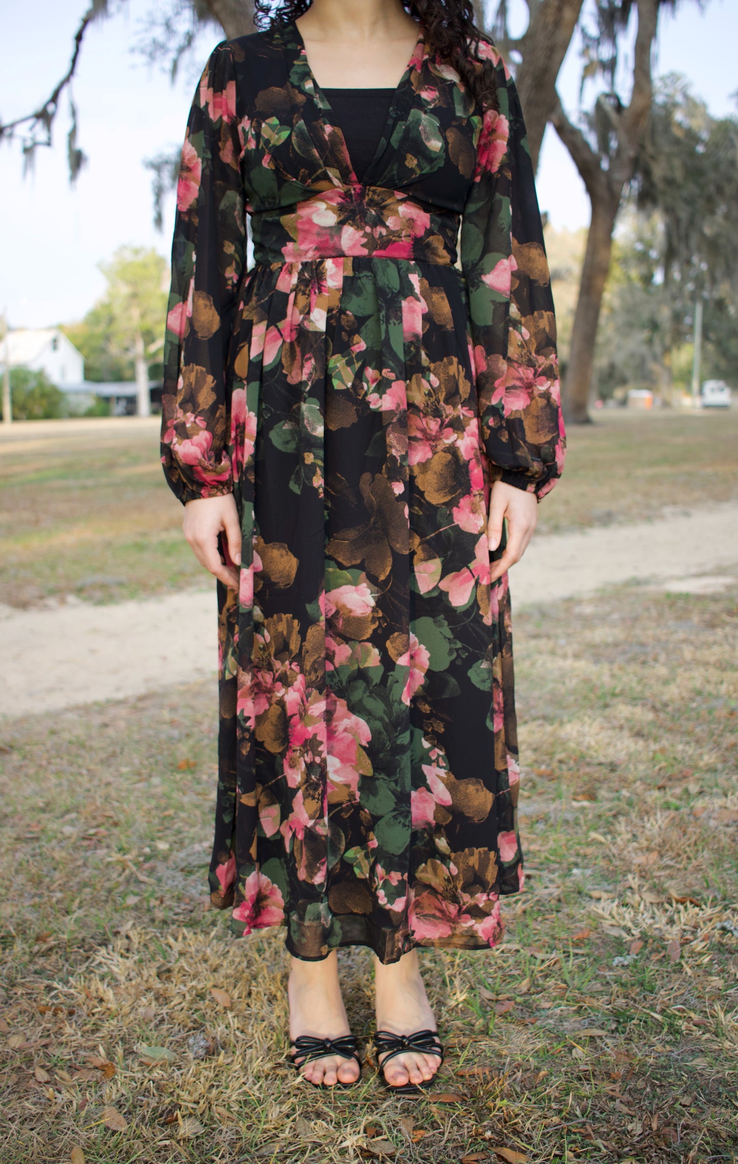 Gentle Garden Maxi Dress