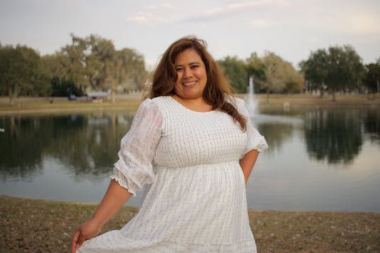 Pure Mercy Midi Dress (PLUS)