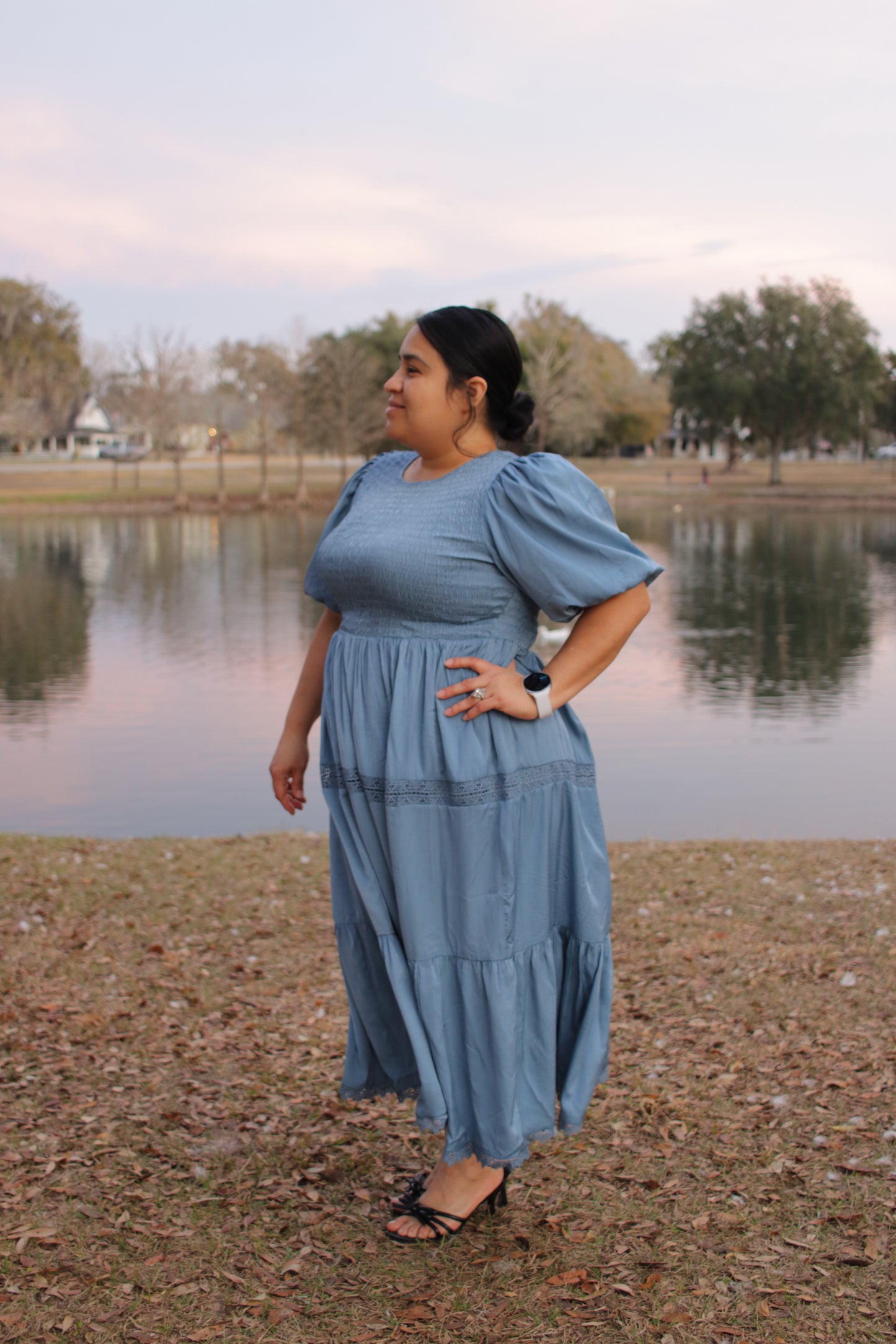 Still Waters Midi Dress