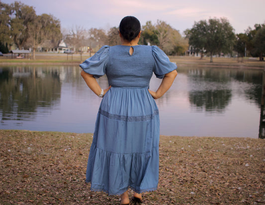 Still Waters Midi Dress