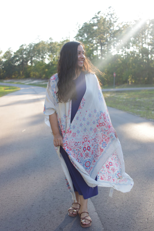Summer Vineyard Kimono