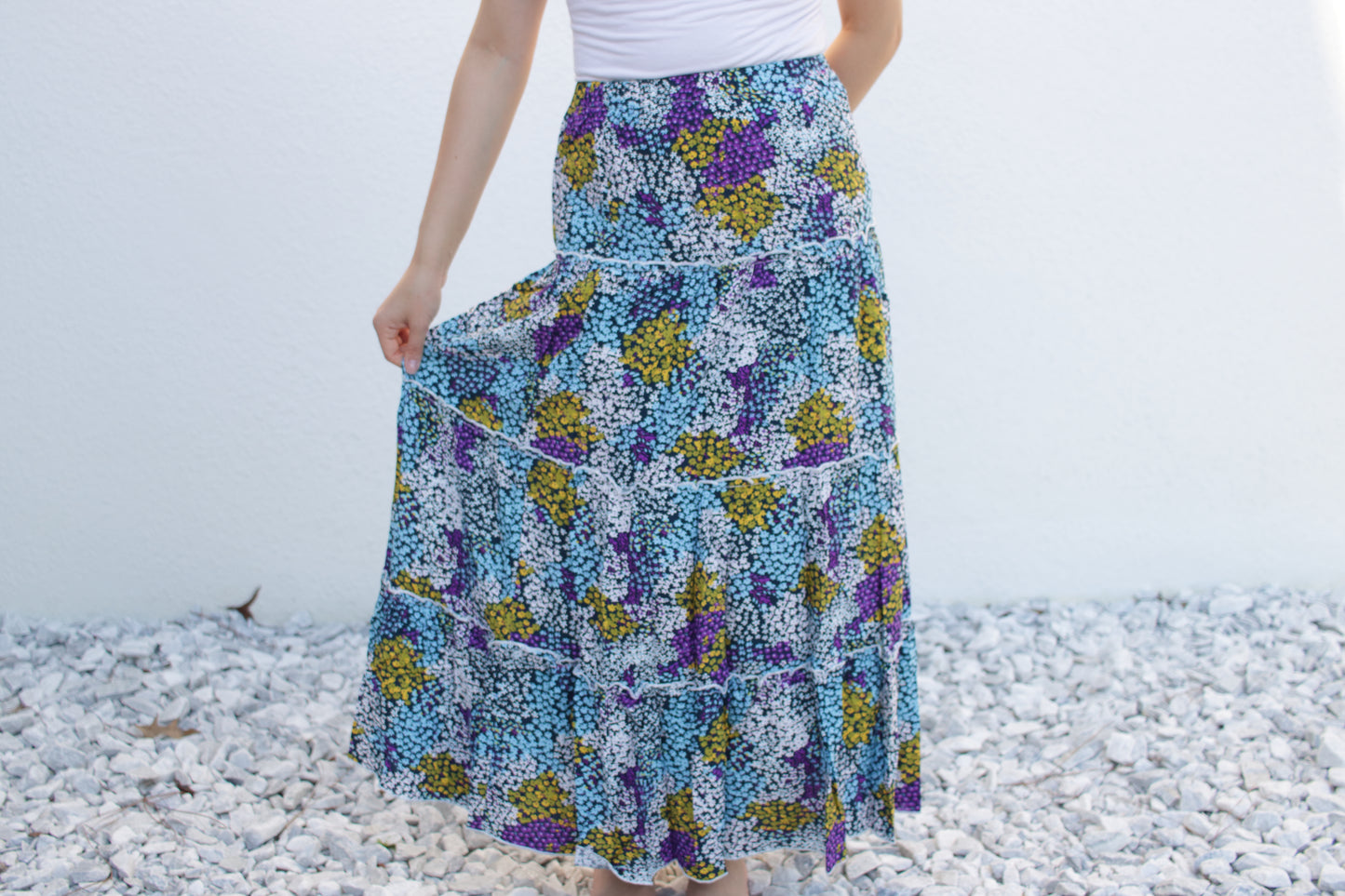 Wildflower Garden Midi Skirt