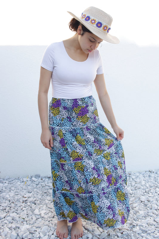Wildflower Garden Midi Skirt