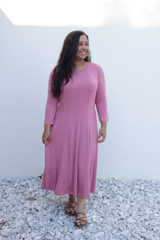 Diana Rose A-line Midi Dress