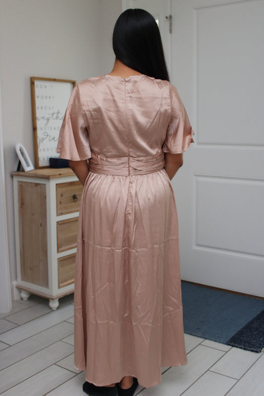 Vanessa Satin Dress