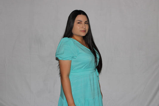 Beatrice Surplice Neck Dress