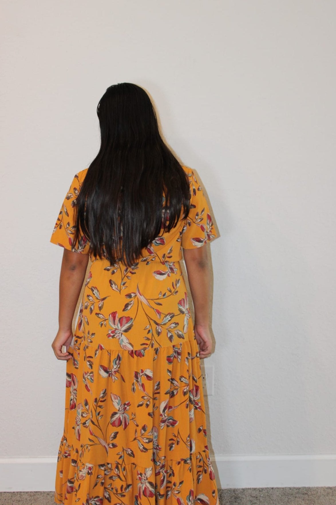 Hannah Tiered Midi Dress